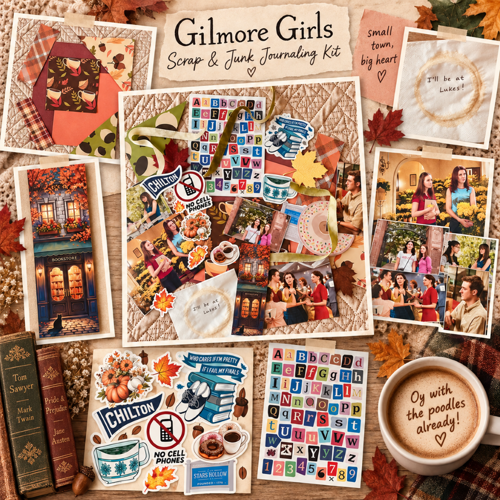Gilmore Girls Scrap & Junk Journaling Kit