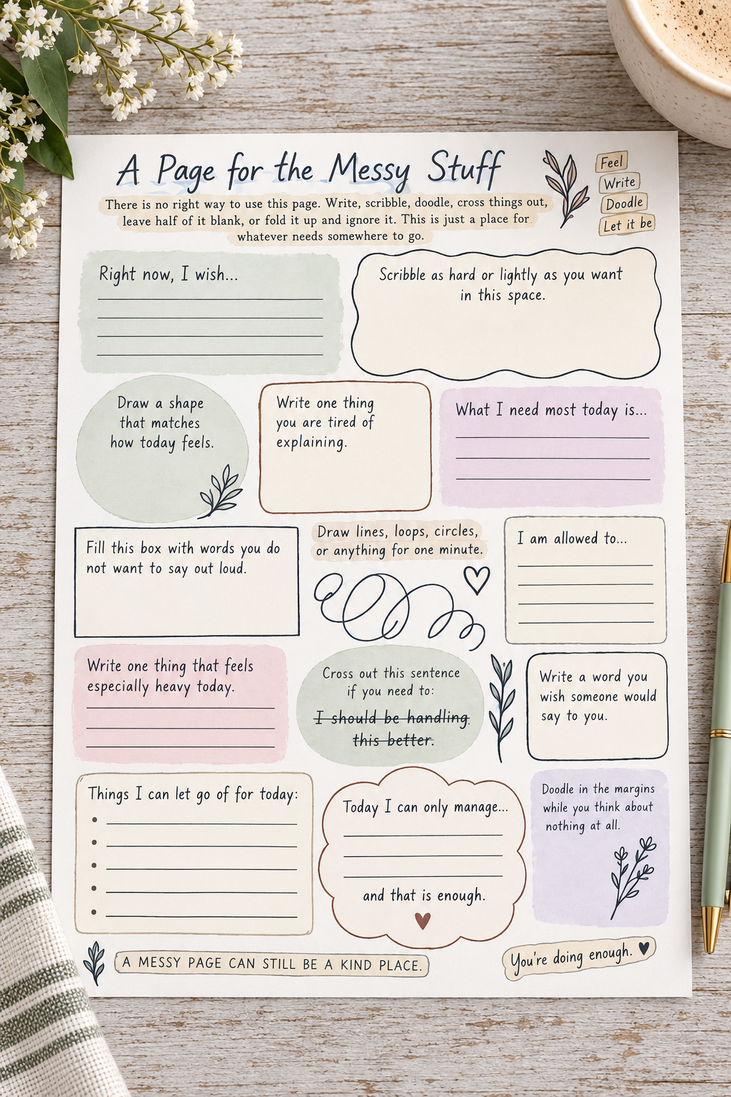 A Letter of Comfort for Illness, Grief & Crisis