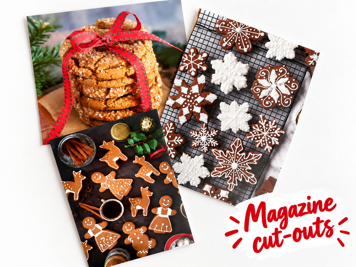Christmas Cookie Baking Memory Mini-Scrap Kit