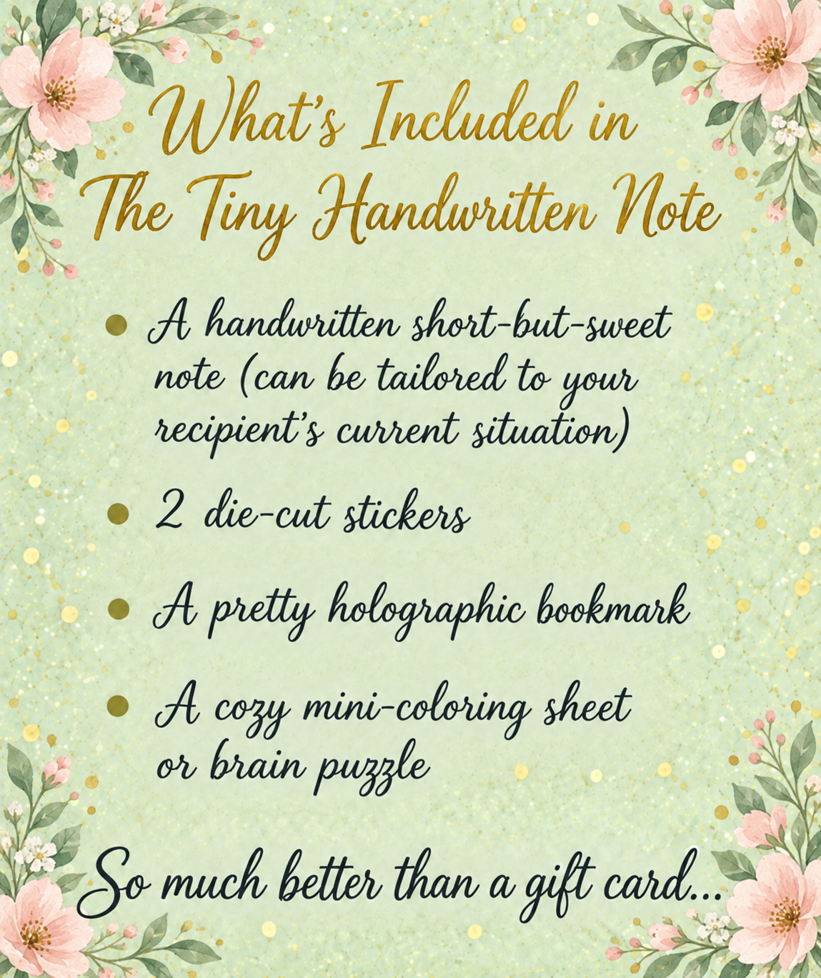 The Handwritten Note