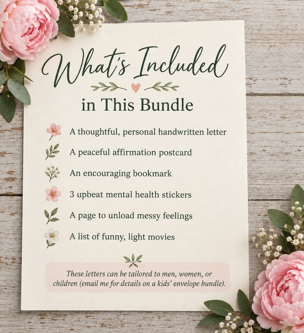 A Letter of Comfort for Illness, Grief & Crisis