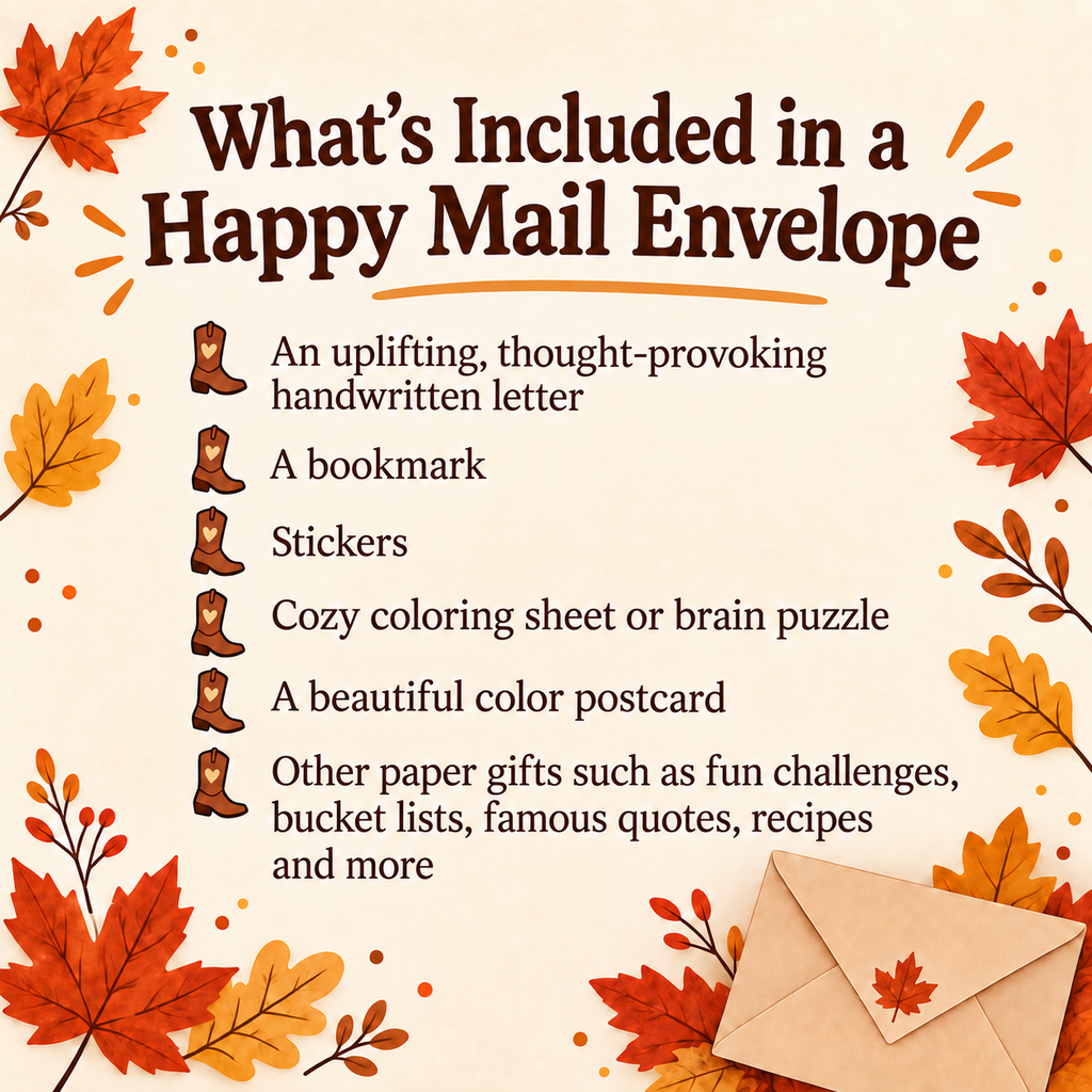 Happy Mail, Just for You