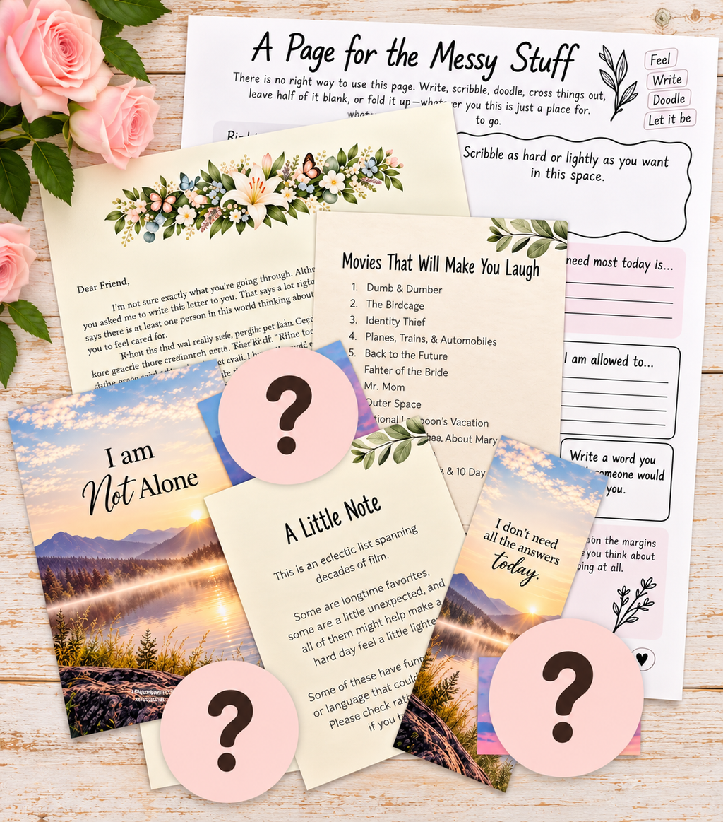 A Letter of Comfort for Illness, Grief & Crisis